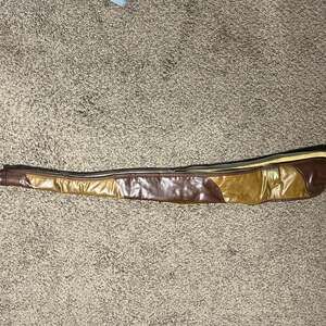 Vintage Apache Model 550 Brown Vinyl Soft Rifle Case with Fleece Lining